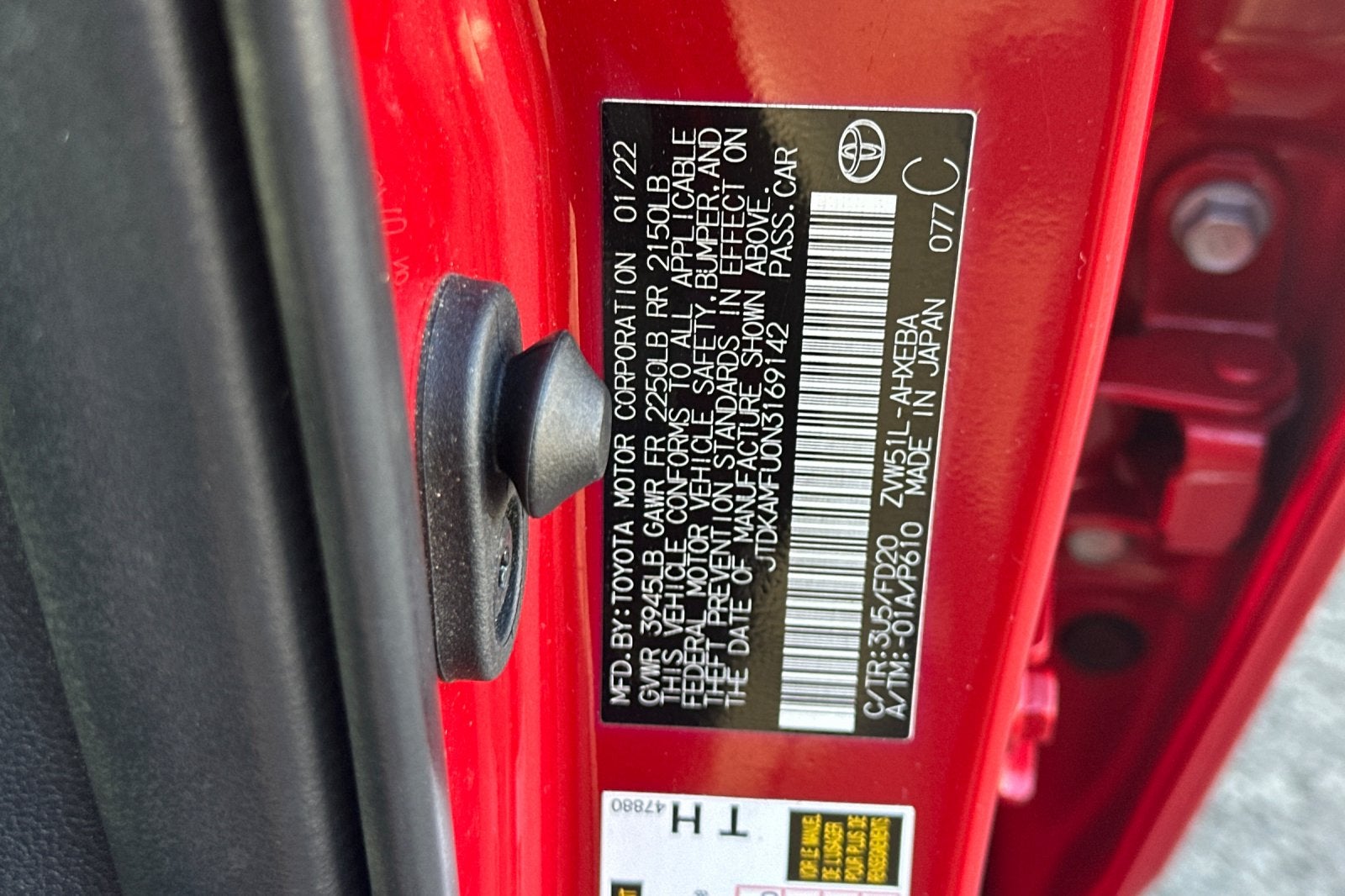 2022 Toyota Prius LE 5D Hatchback