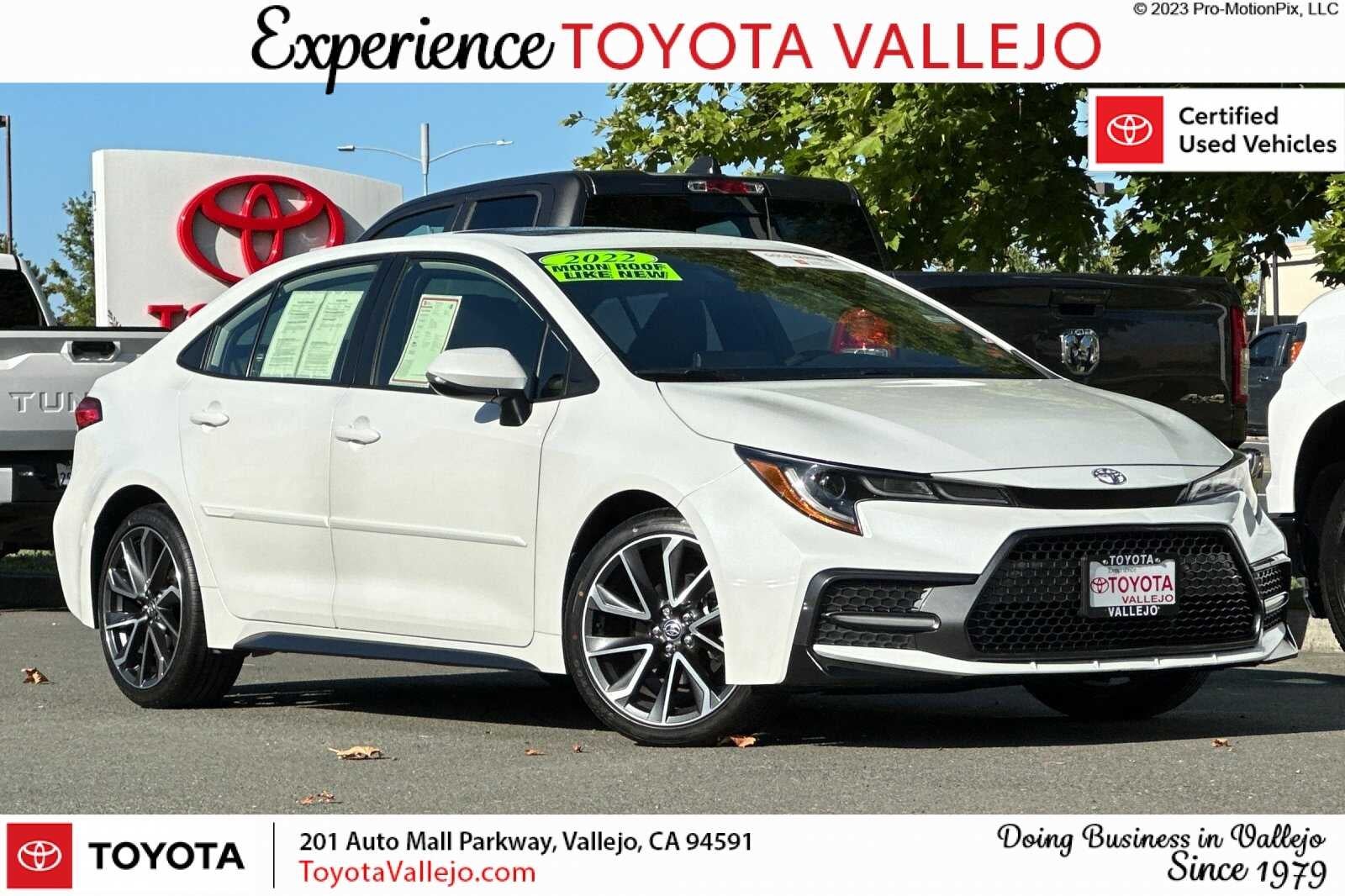2022 Toyota Corolla SE 4D Sedan