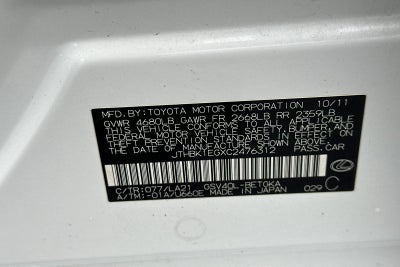 2012 Lexus ES 350 350 4D Sedan