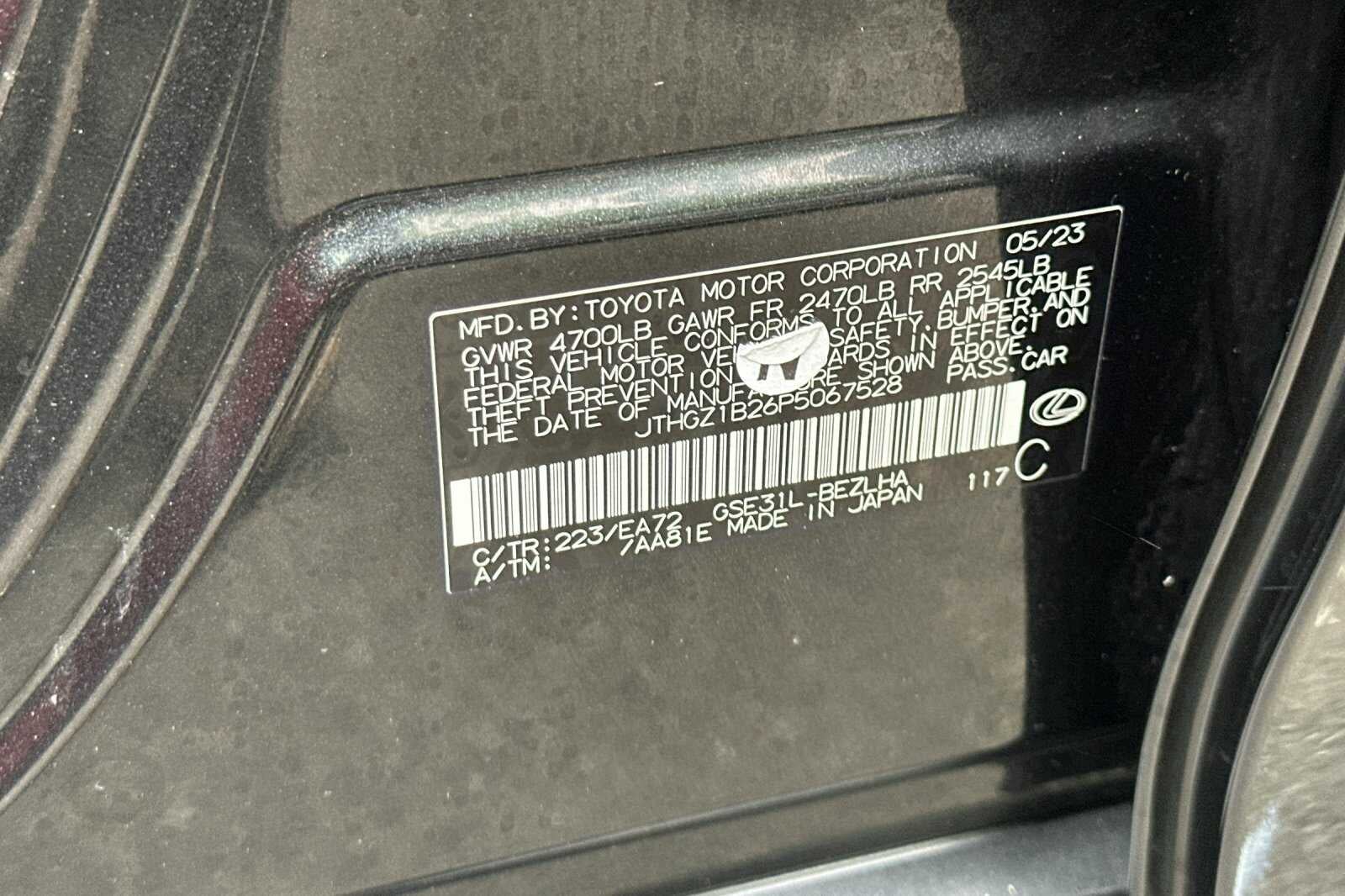 2023 Lexus IS IS 350 F SPORT