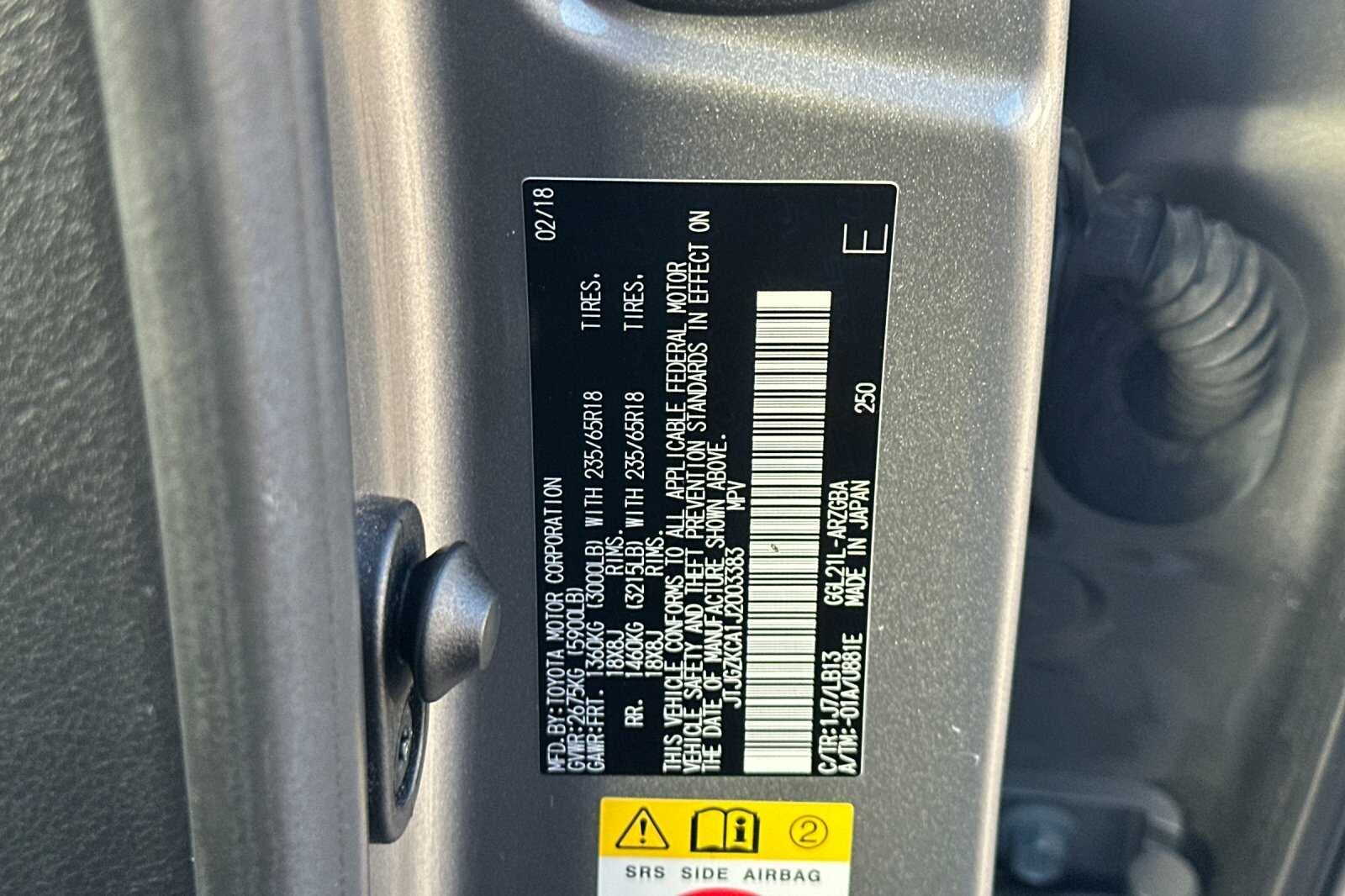 2018 Lexus RX 350L 4D Sport Utility