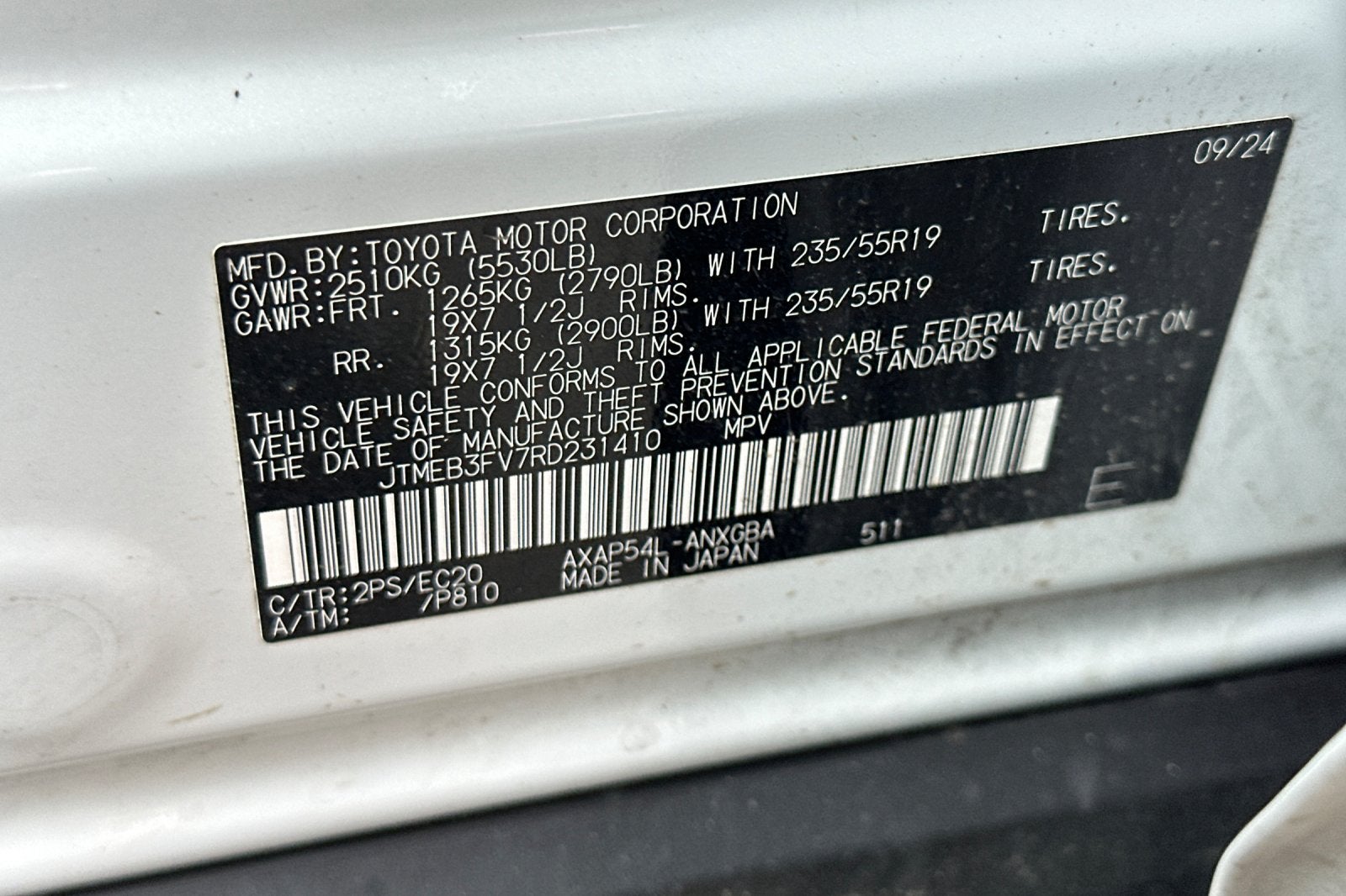 2024 Toyota RAV4 Prime XSE