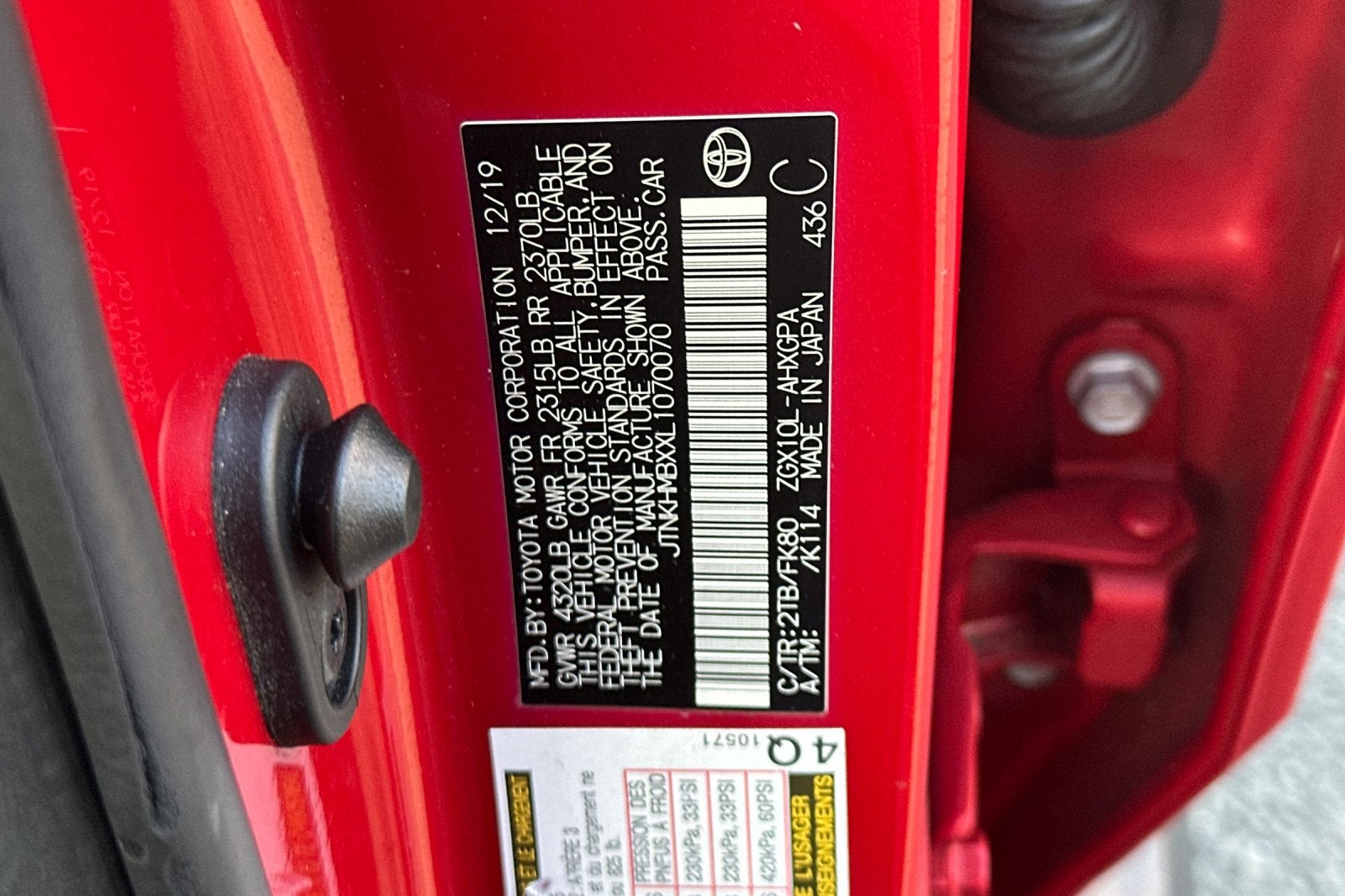 2020 Toyota C-HR XLE 4D Sport Utility