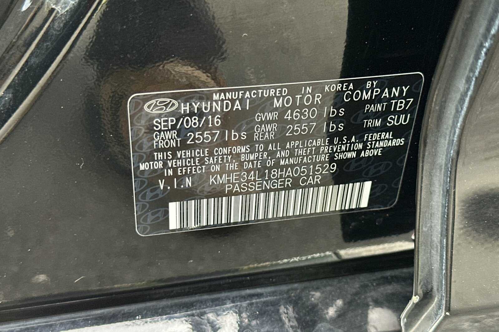 2017 Hyundai Sonata Hybrid Limited