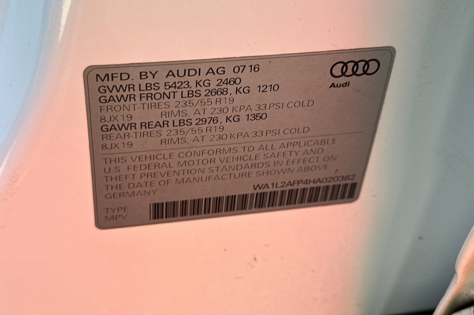 2017 Audi Q5 Premium Plus