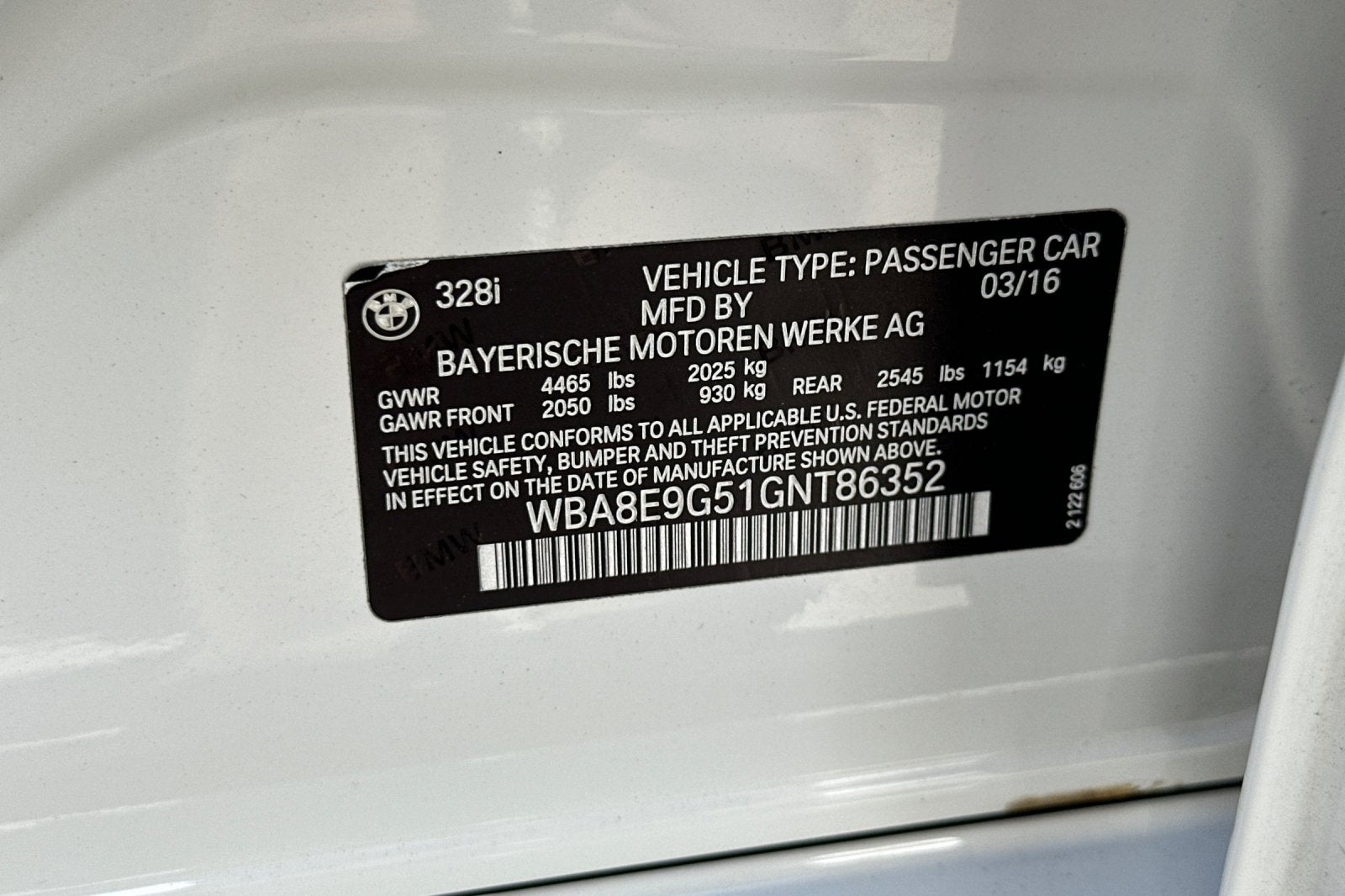 2016 BMW 3 Series 328i