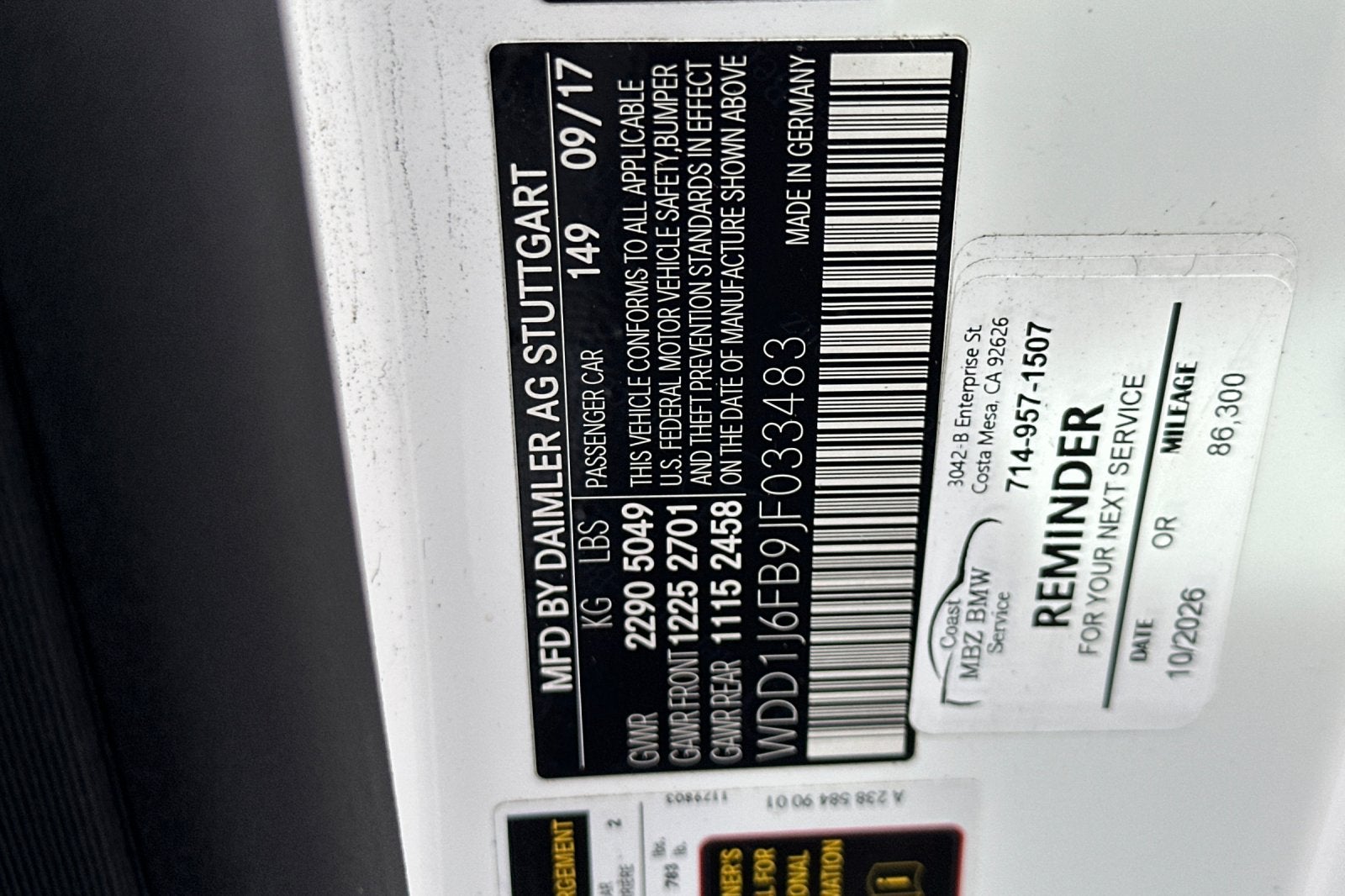 2018 Mercedes-Benz E-Class E 400