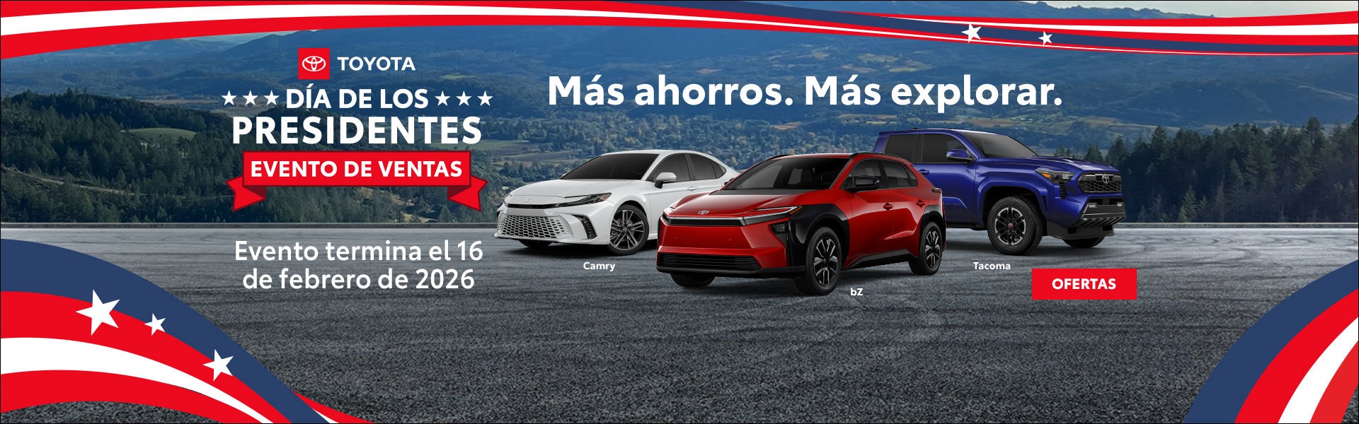 Toyota, President Day, Spanish