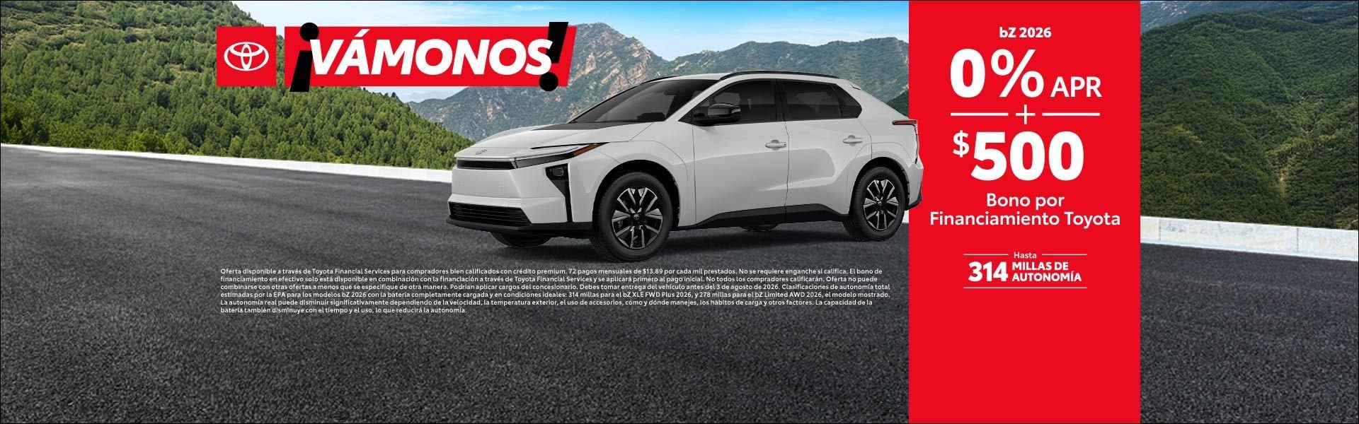 Toyota, bZ, Spanish