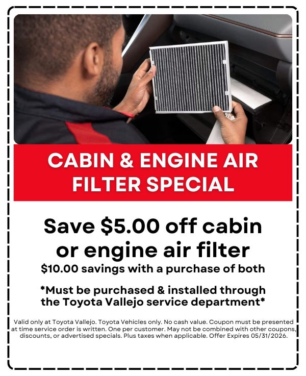 Cabin and Engine Air Filter Special