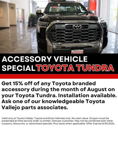 Toyota Parts Specials Available In Vallejo, CA | Toyota Vallejo
