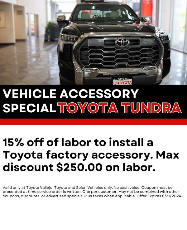 Toyota Service Specials Available In Vallejo, CA | Toyota Vallejo