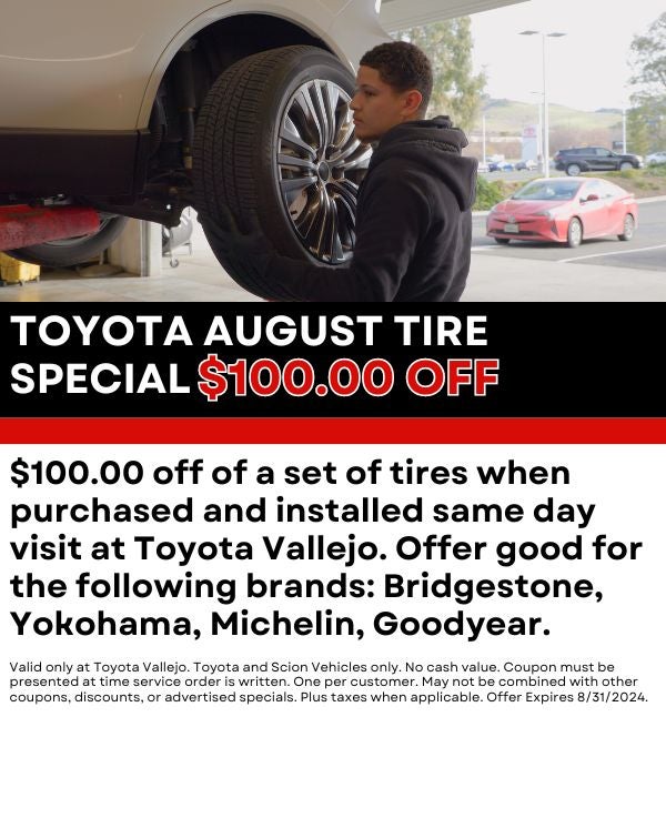 Toyota Service Specials Available In Vallejo, CA | Toyota Vallejo