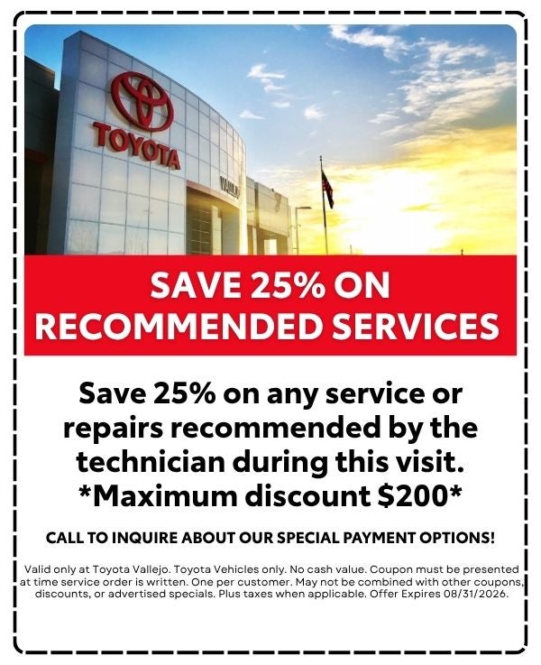 Save 25% on Recommend Services