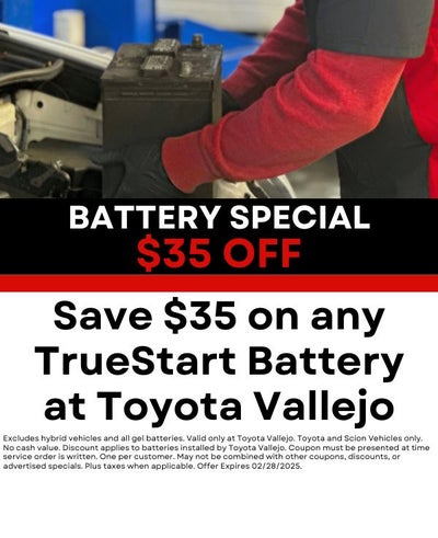 Toyota Parts Specials Available In Vallejo, CA | Toyota Vallejo