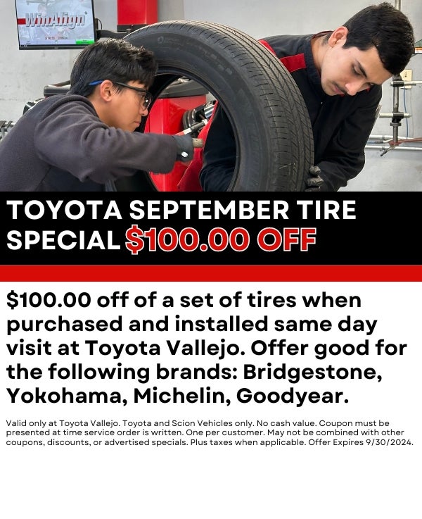 Toyota Service Specials Available In Vallejo, CA | Toyota Vallejo